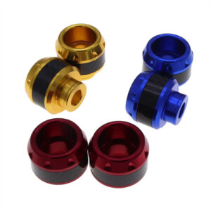 CNC carbon fiber front fork shock cup for motorcycle modification front suspension upgrade parts