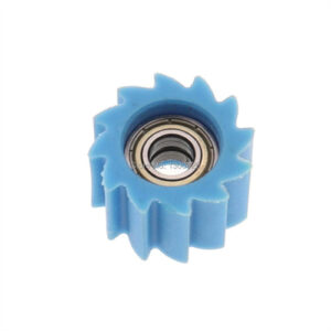 Gear-Shaped Chain Guide Sprocket Tensioner Serrated Roller Wheel for Dirt Pit Bike