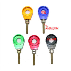 CNC Motorcycle Rear Chain Tensioner Jack Adjuster for 12mm/15mm Chain