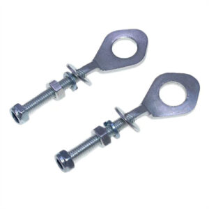 Motorcycle Rear Chain Adjuster for Off-Road Bikes, 6mm Hole, 13mm Jack