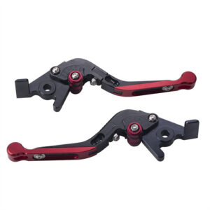 CNC Folding Retractable Handlebar Horn Levers for Off-Road Motorcycles, 2-Color Design