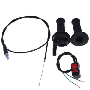 Straight Throttle Cable & Oiler Seat for ATV Off-Road Motorcycle Accessories